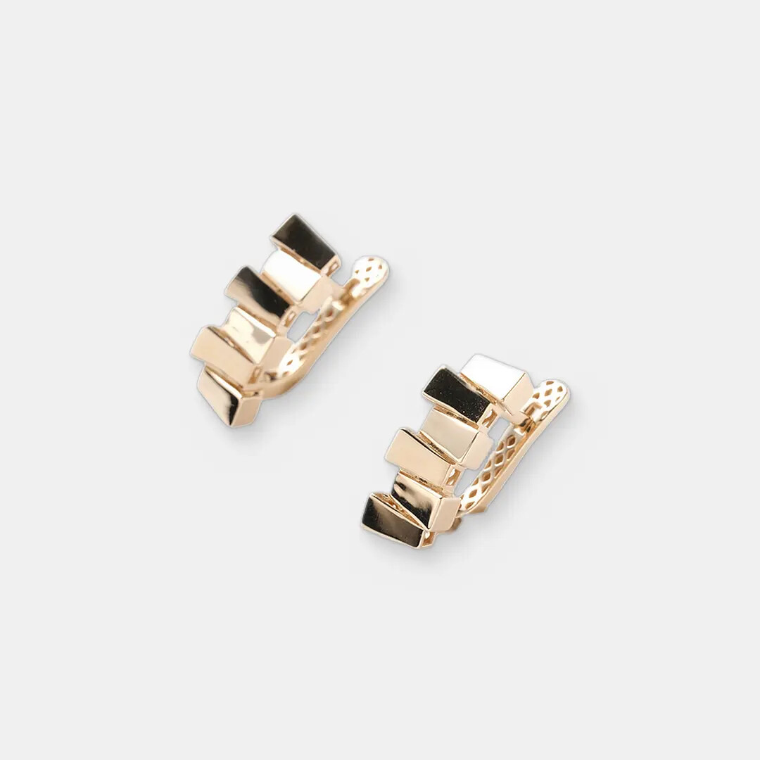Серьги из желтого золота